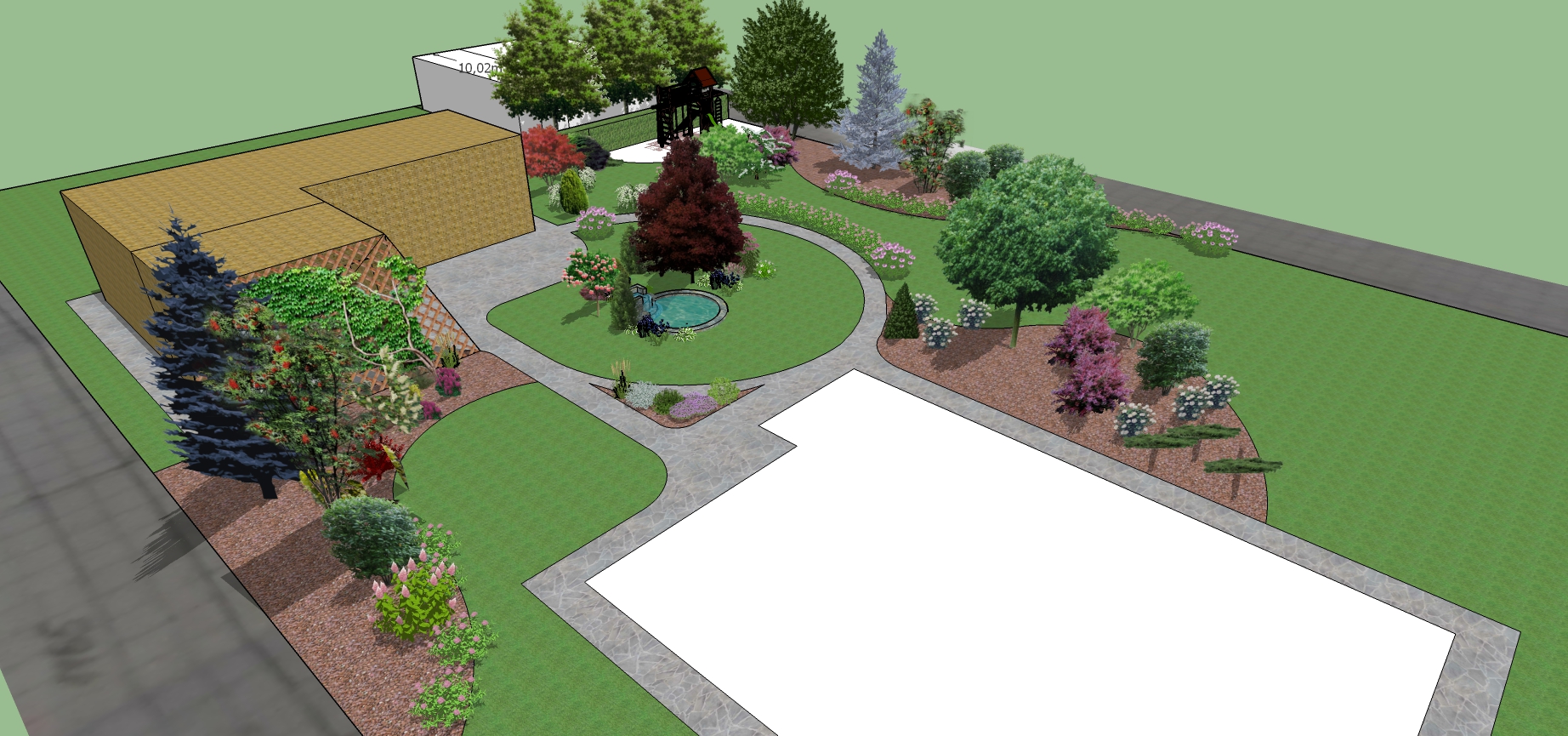 перспектива озеленения